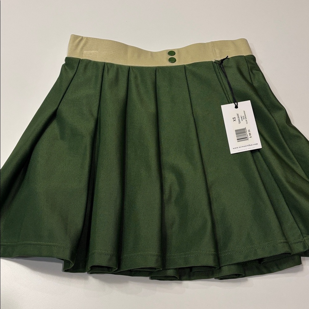 We Wore What Tennis Skort Skirt Shorts Green Active Athletic Athleisure XS New